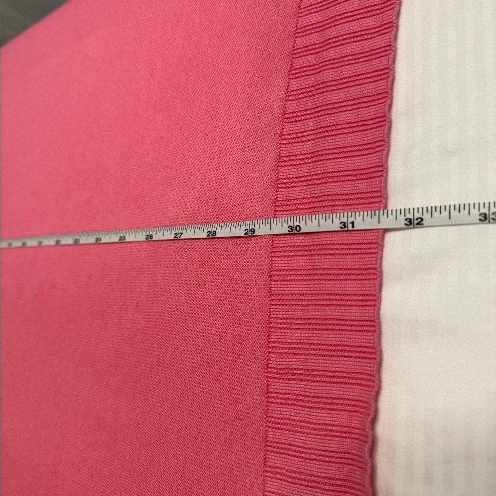 Isaac Mizrahi Live XL long Sleeve open Cardigan double Pockets Pink work office - Picture 5 of 8